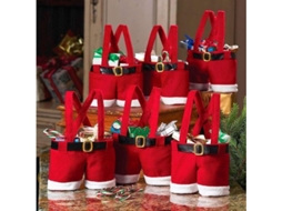 Meias de Natal 45cm 4pcs com Estilo Xadrez Nova Line