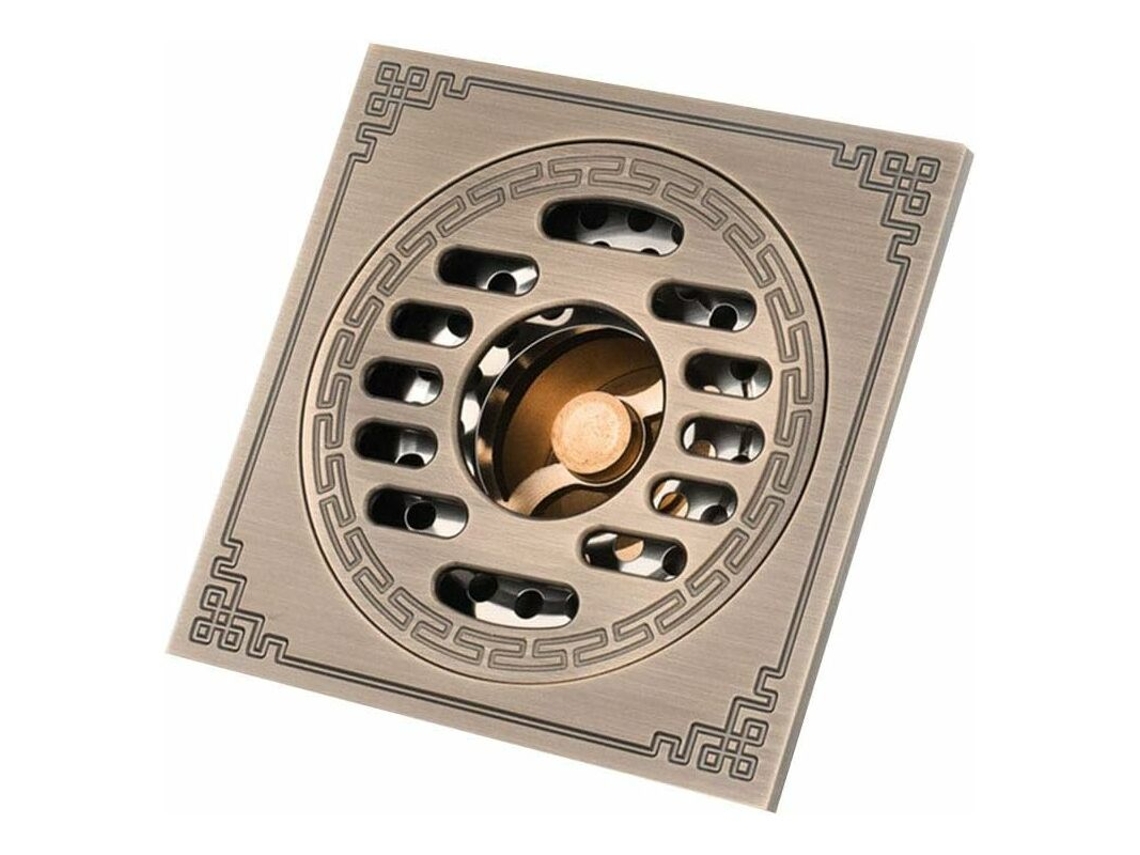 Sifão em Cobre, Anti odor, para Banheiro, Cozinha e Lavabo AQUAFORGE