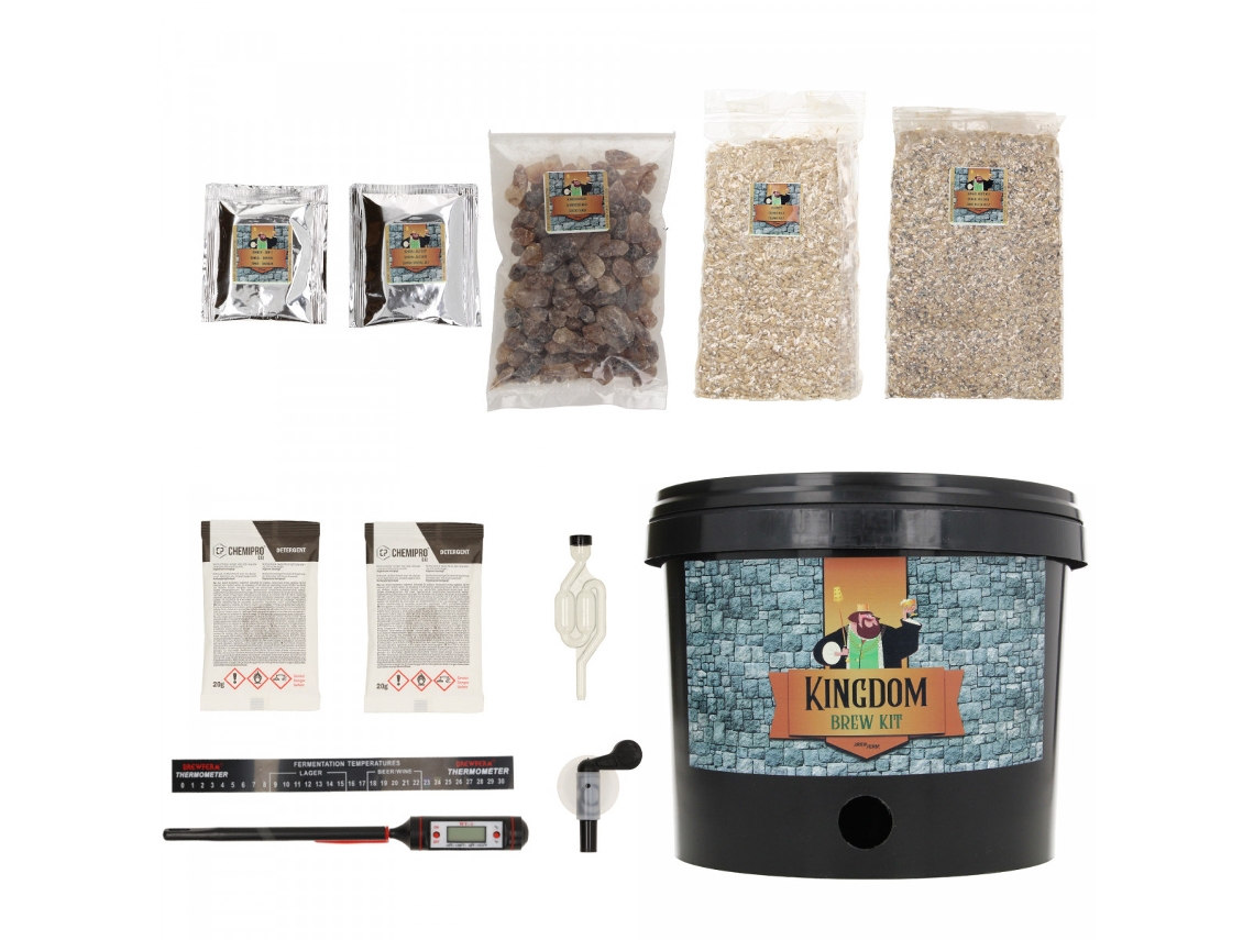 Kit de Fabrico de Cerveja Kingdom Brew Kit Dunkel ICH-ZAPFE