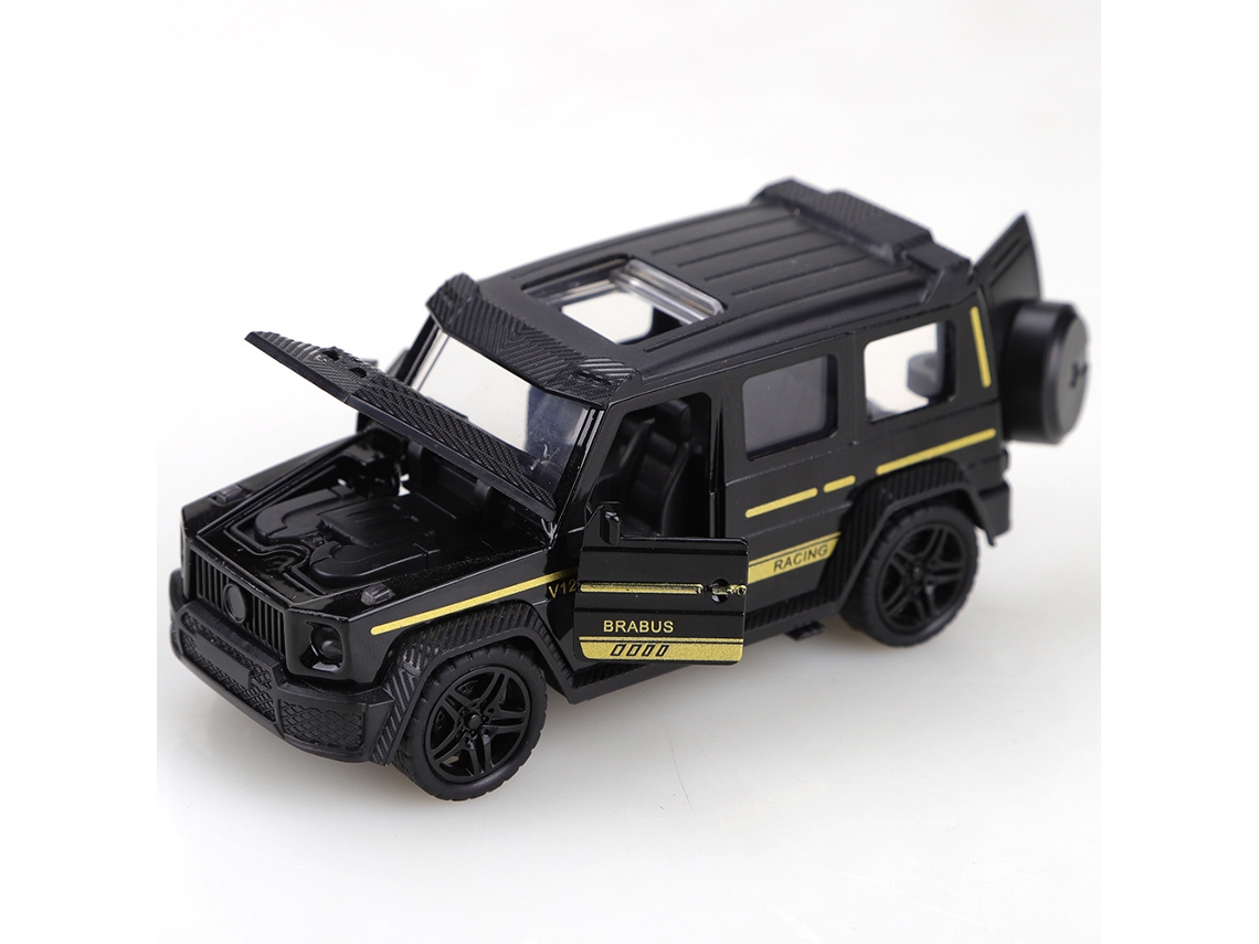 Design de Cinco Portas Miniatura de Carro em Liga Metálica, Escala 1/36, com Mecanismo de Fricção, Brinquedo Infantil. MDUG