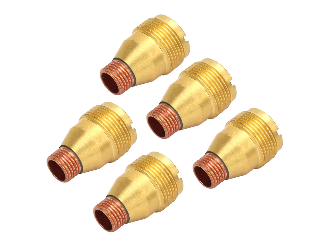 Laxiscreed Corpo De Colar Gas Lens 11gl32 Para Soldadura Tig Wp-12, Diâmetro 2.4mm