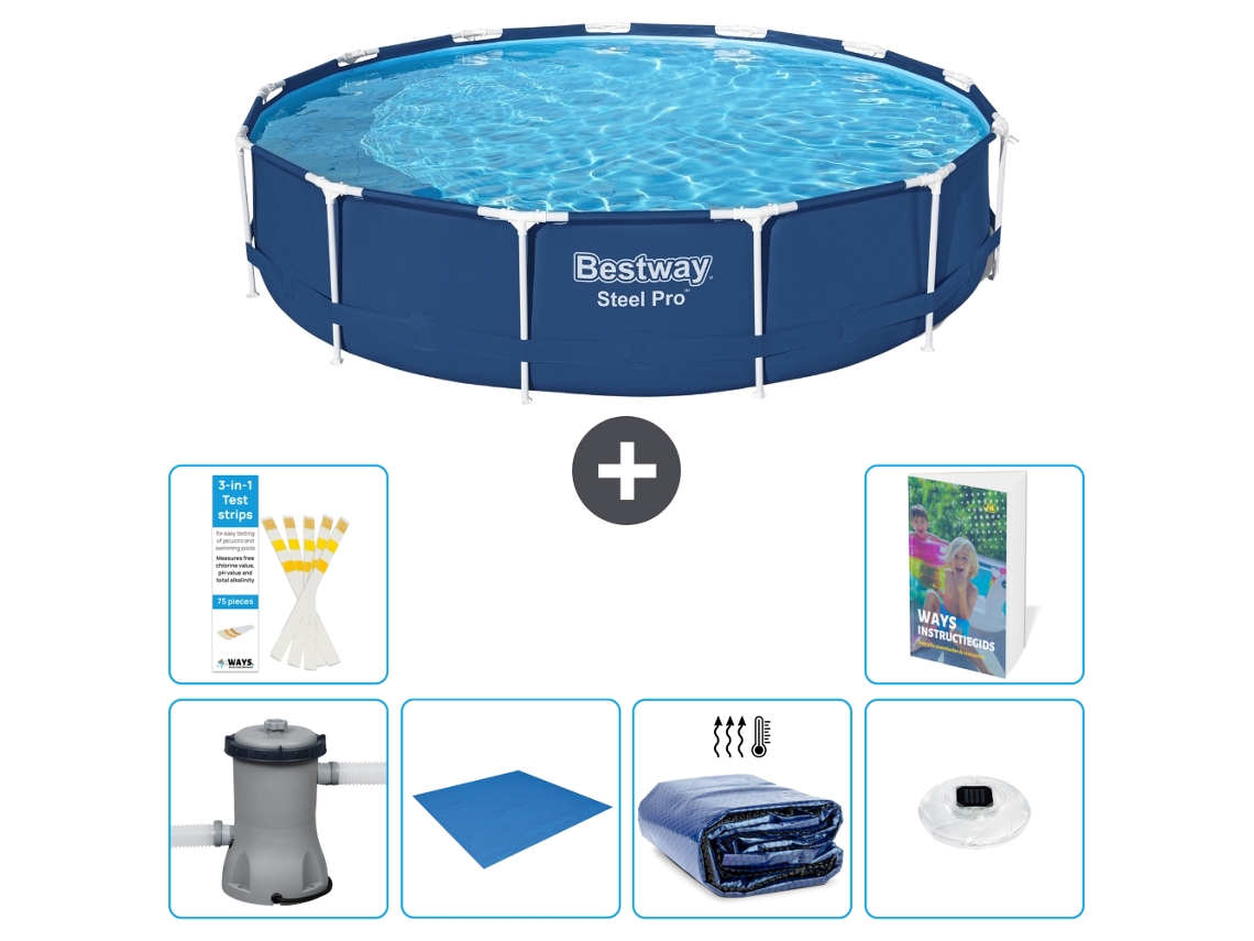 Bestway Piscina Bestway Steel Pro Redonda - 396x84 Cm - 7-peças S272