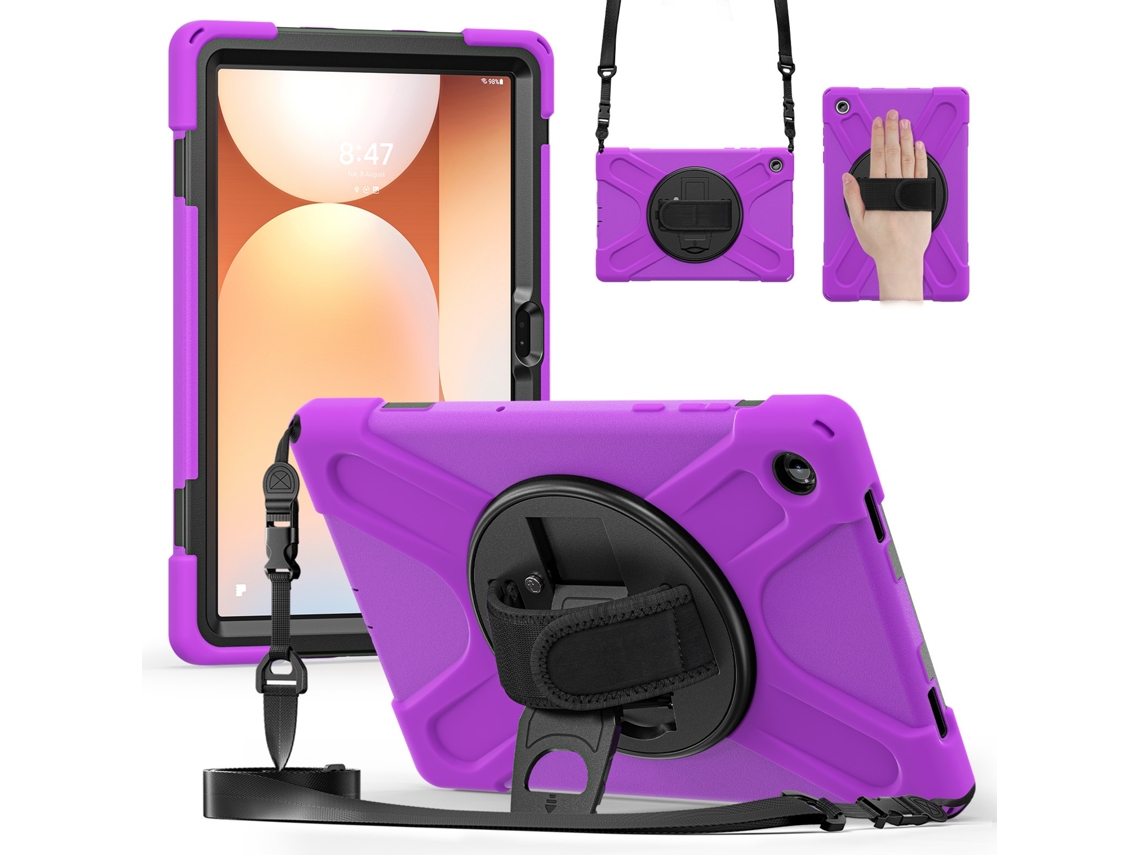 Tressino Capa Tablet Para Samsung Galaxy Tab A11 8.7 Polegadas (2025) Resistente A Quedas, Roxa