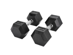 Halteres Hexagonais 10kg Fitness Tech – Conjunto com 2 Unidades