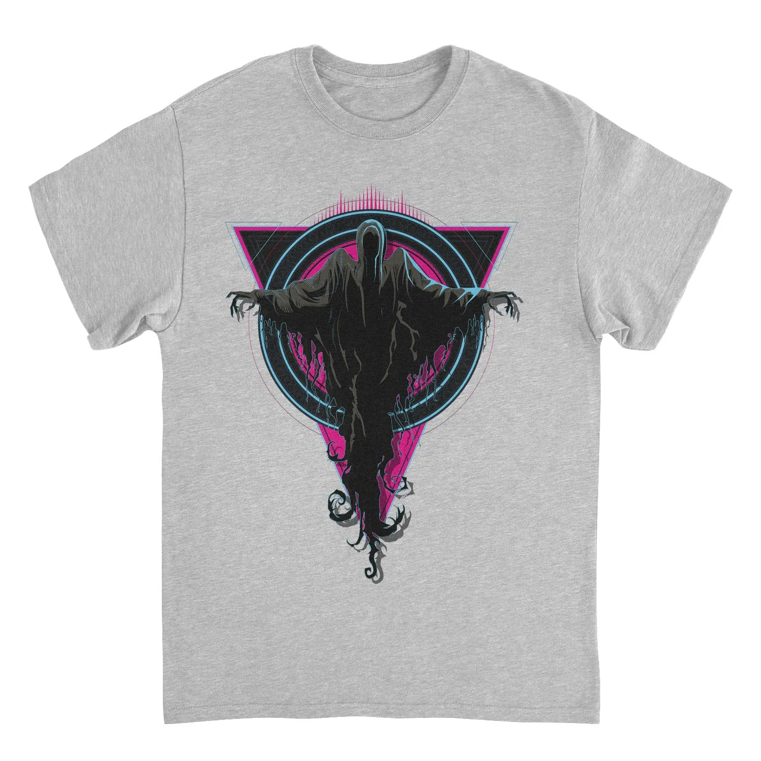 Unisex Adult T-shirt Rockinstone Harry Potter Dementor Modern Shape Sport Greysizel