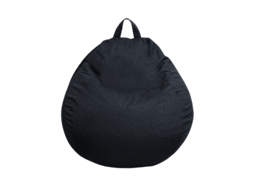 Pufe Pêra Bananair 80 X 70 Cm Preto