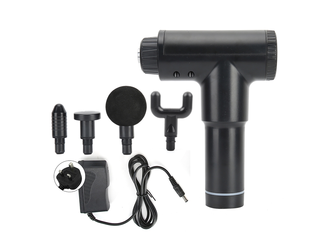 Massageador Elétrico Profissional Para Massa Muscular, Alívio De Estresse E Dor, Estimulador Muscular Preto