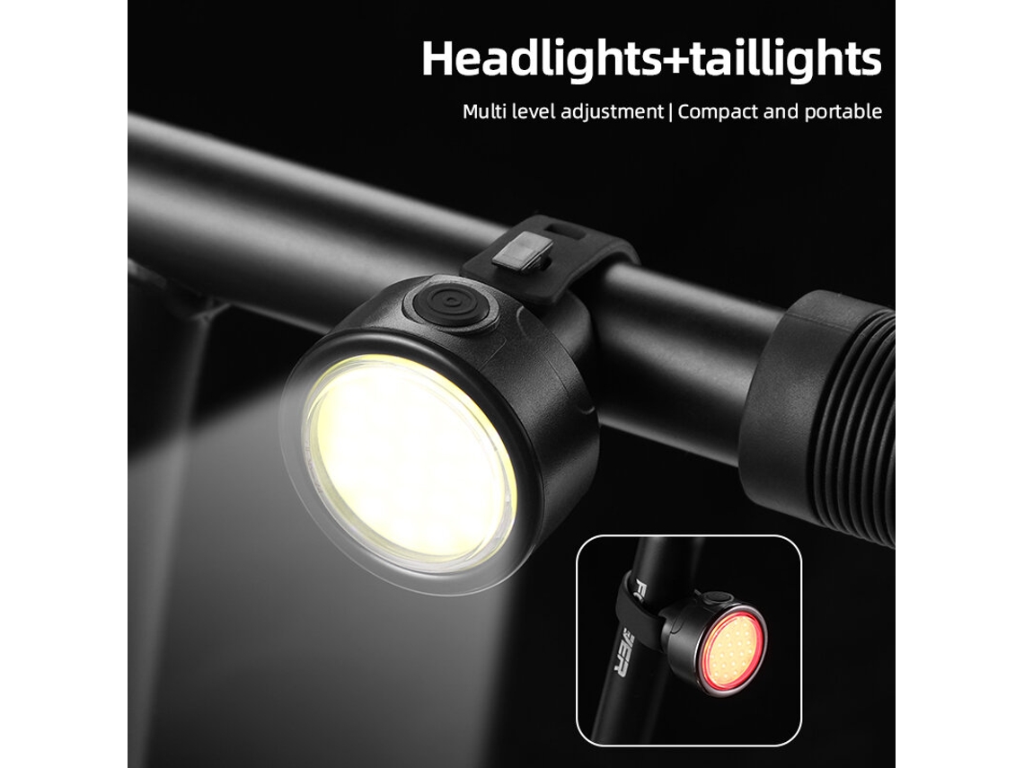 Lanterna Traseira bikight 100lm Mini Farol Bicicleta Bateria Recarregável 200mah Tipo-c 3 Modos Advertência Segurança Ciclismo Noturno Mtb