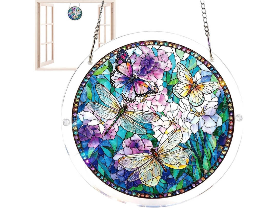 Quebra-cabeça Estético Para Decoração De Interiores, 20 Cm, Com Tema De Arco-íris.