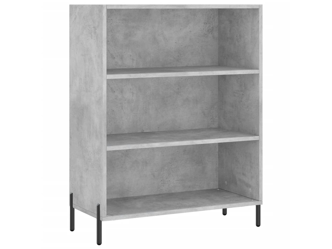 Shelf Cabinet, Shelf Cabinets Vidaxl Cinzeto Madeira Processada (n/a)