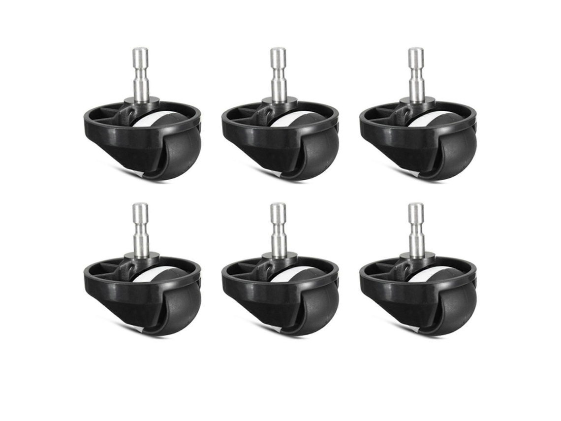 Conjunto de 6 rodízios dianteiros para aspirador de pó iRobot Roomba séries 500, 600, 700 e 800.