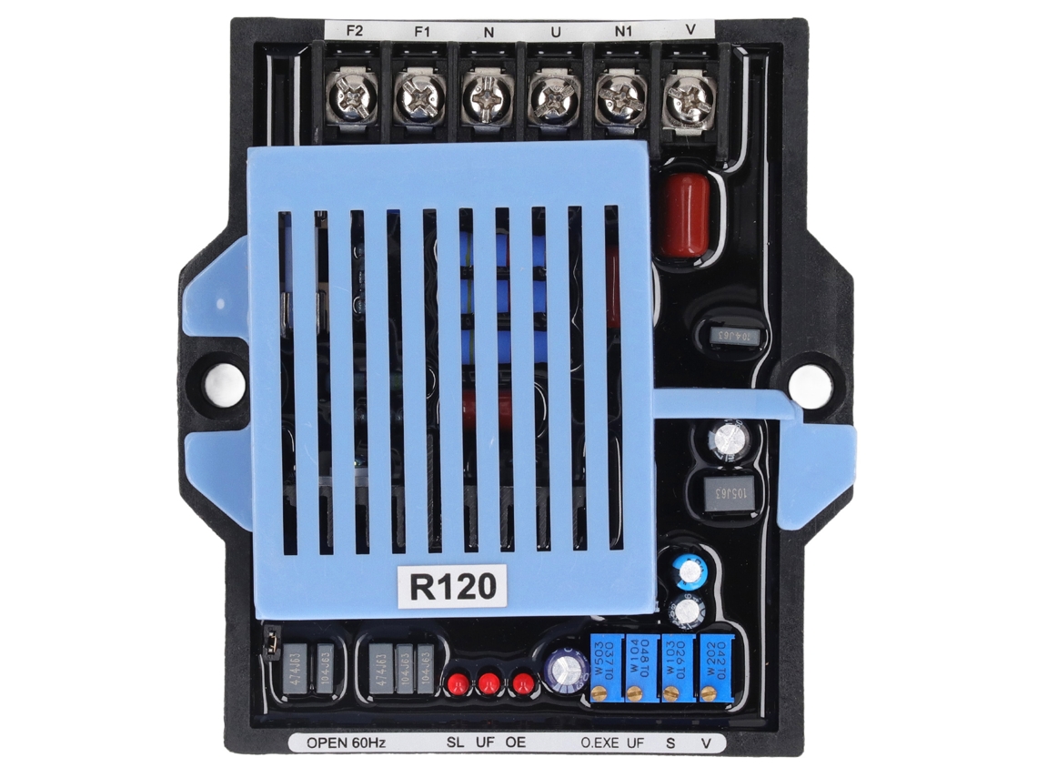 Yuru regulador de Tensão Automático Avr Board com Indicador Led Proteção Contra Baixa Velocidade Carcaça Abs 277v