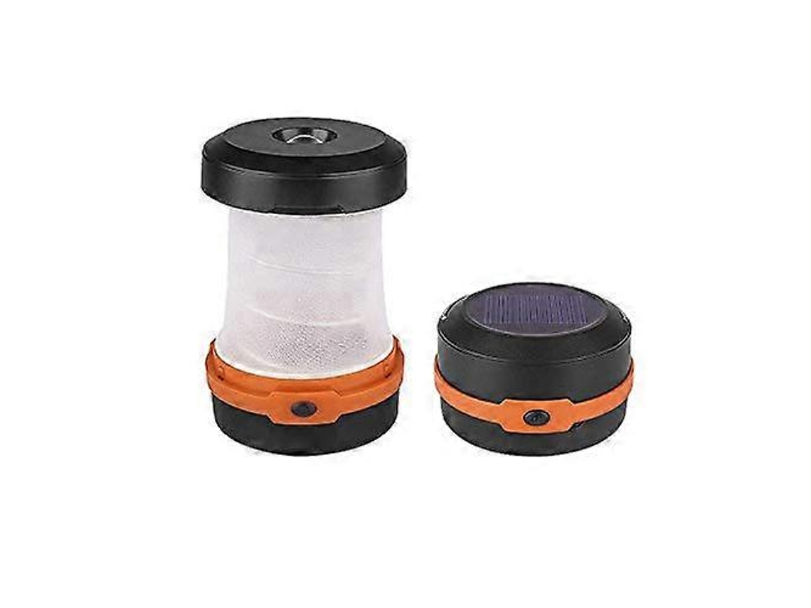 Lanterna Solar Led Para Acampamento Com Bateria Integrada De 800 Mah Olysi Shop (laranja)