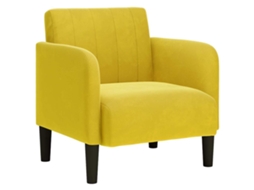 Sofa Chair, Sofa Chairs Vidaxl Amarelo Veludo