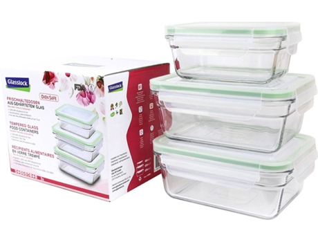 Recipiente GLASSLOCK Rectangular (Vidro)