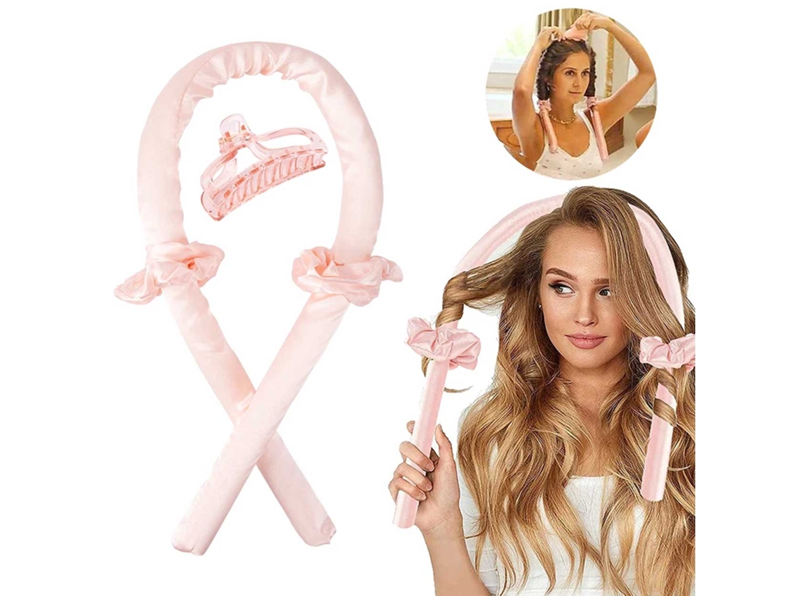 Rizador sin calor - Cabello rizado rosa - Aquaforge