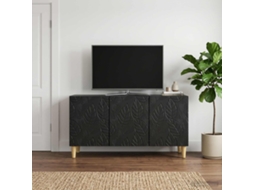 Vidaxl Gabinete Para Tv 99 X 34,5 X 50 Cm Preto Derivados De Madeira