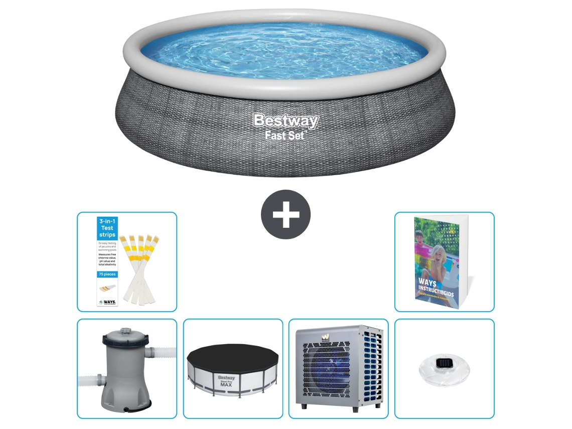 Bestway Piscina Bestway Fast Set Redonda - 457x84 Cm - 7-peças S175
