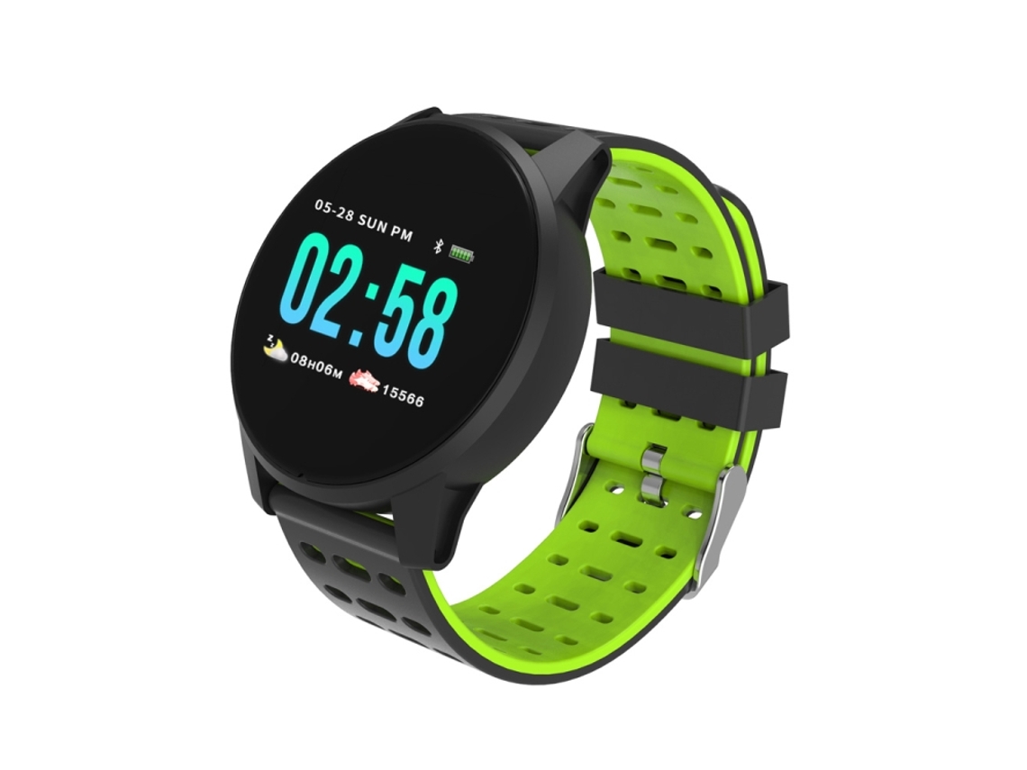 Pulseira Inteligente Halinuia Modelo Ky108 (tela 1,3" 240x240, Ip67, Lembrete Chamadas, Fc, Pressão Arterial, Sono, Oxigénio Sanguíneo)