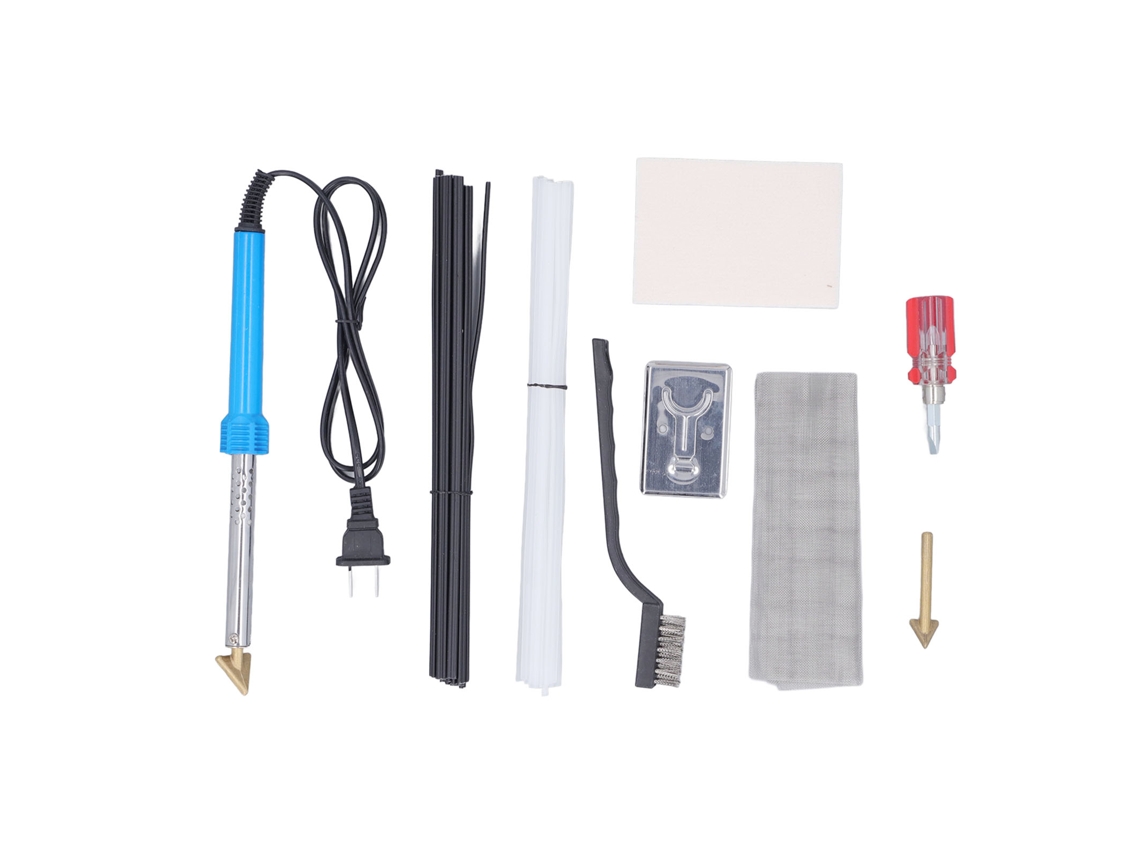 Kit de soldagem de plástico multifuncional e portátil.