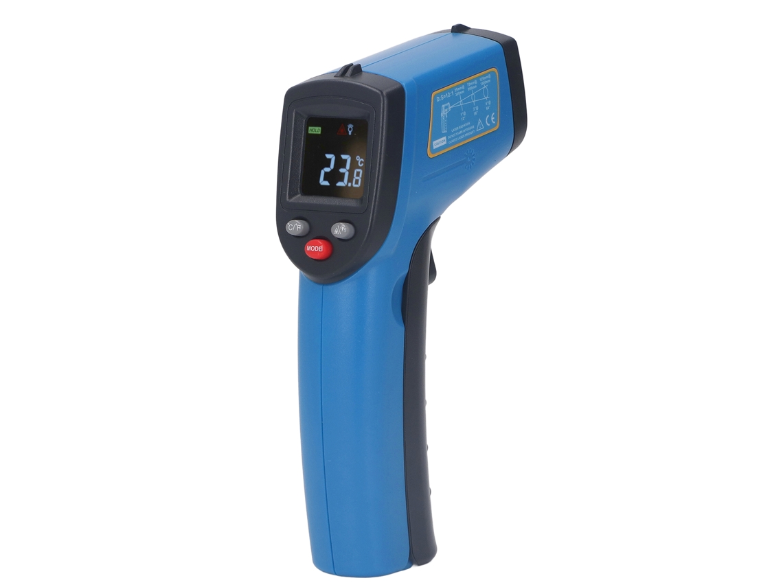 Pistola De Temperatura Infrarroja Portátil De Alta Precisión -50℃-400℃ Pantalla Color