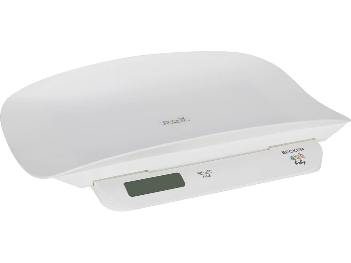 Balança Digital de Bebé BECKEN Baby BCS-2973 (Evolutiva | Até 20kg | Branco)