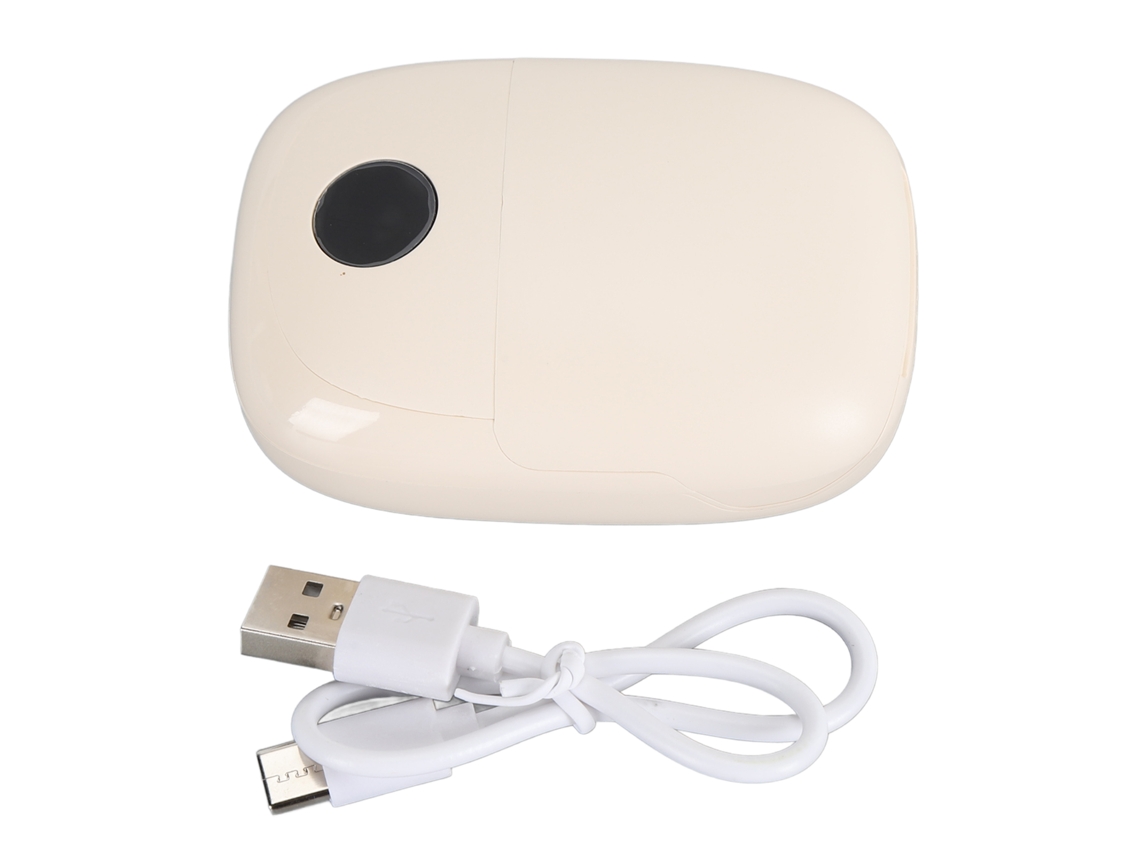 Mali anel de Rolagem Controle Remoto Bluetooth Gira Página Gravação Vídeo com Estojo de Carregamento para Ios Android Bege