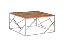 Coffee Table, Coffee Tables Vidaxl Prateado Aço Inoxidável (n/a)