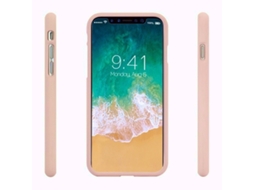 Capa Gentil para iPhone 14 MERCURY Pele Sintética Rosa