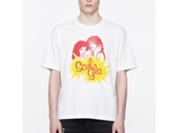 Rockinstone Coming To America Soul Glo Logo White Adult T-shirt Size:s