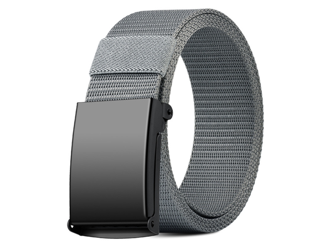 Cinto Masculino de Nylon com Fivela de Catraca Automática, 125cm, Ajustável, Presente para Homem STELASPLEN