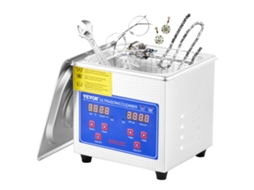 Limpador Ultrassônico Profissional de Aço Inoxidável de 1,3L 60W com Display Led para Joias Relógios e Óculos VEVOR