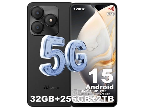 Smartphone 5g Ainuevo Neo S25 Pro 36gb 256gb 6.75 120hz 64mp Android 15 Negro