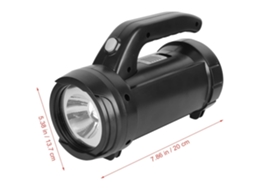 1 Kit de Ferramentas Domésticas Lanterna Recarregável Usb Recarregável Portátil Lanterna Led Preto BISBISOUS VIGA EUROPE
