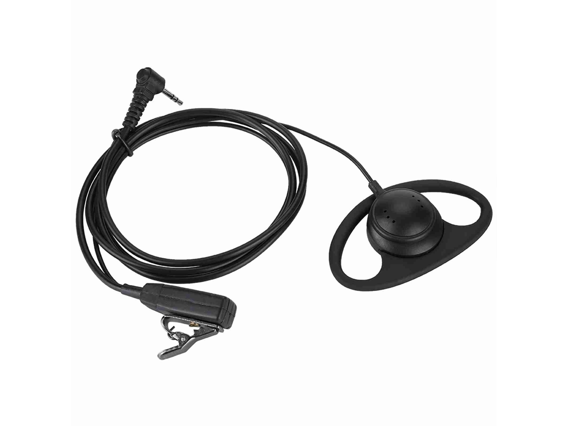 Aetheria fone de Ouvido com Gancho para Orelha D Tipo 2.5mm Plug Botão Ptt para Rádios Motorola