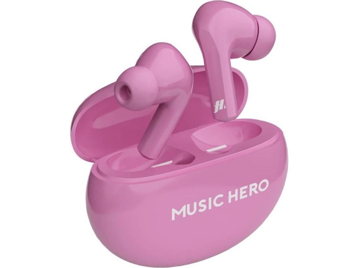 Auriculares Wireless SBS Music Hero (Outlet Caixa Aberta - In Ear - 3 Horas de Autonomia - Rosa)