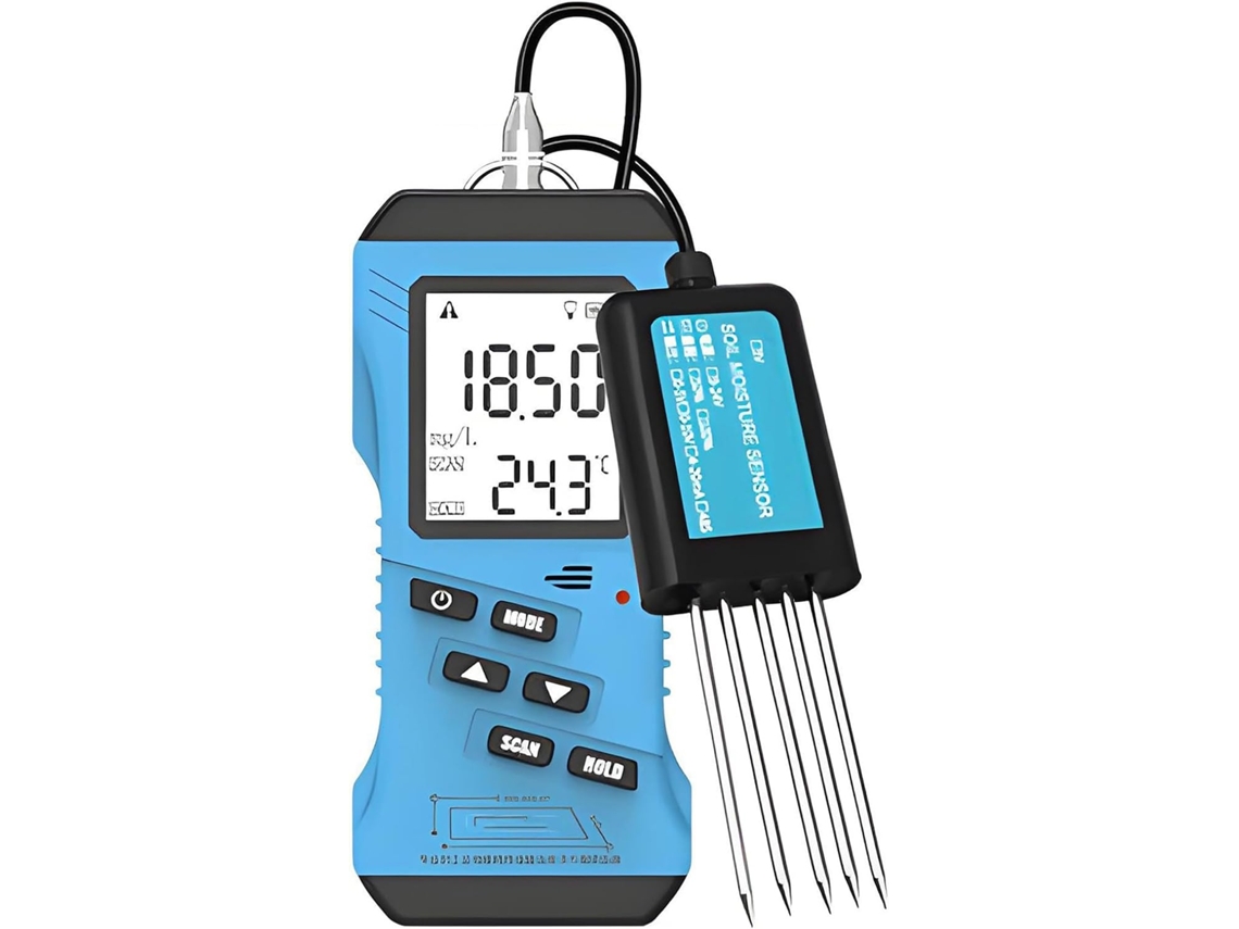 Kit De Teste Solo, Fósforo, Testador Npk Potássio | Portátil 7em 1, Palestra Simultânea Umidade, Temperatura