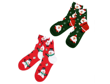 Meias de Natal Papai Noel e Boneco de Neve em diversos modelos adultos