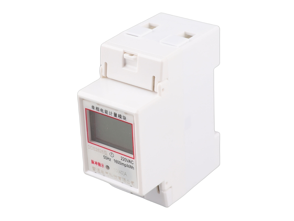 Medidor de Energia Elétrica Monofásico Dds2626 10 a LCD Kwh Digital 220v 50hz | S/MARCA