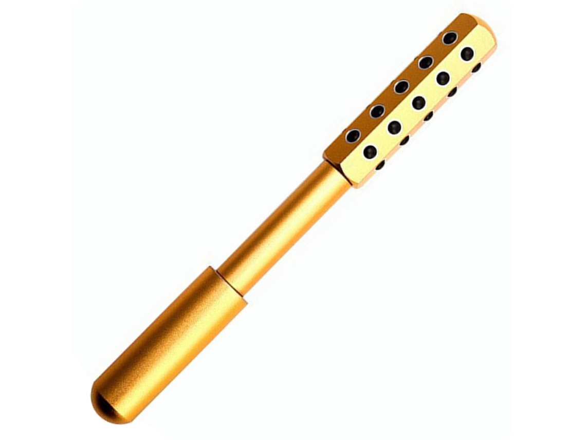 Germanium Beauty Roller Masajeador Facial Antiarrugas em Barra para Viagens a Casa GOKOCO