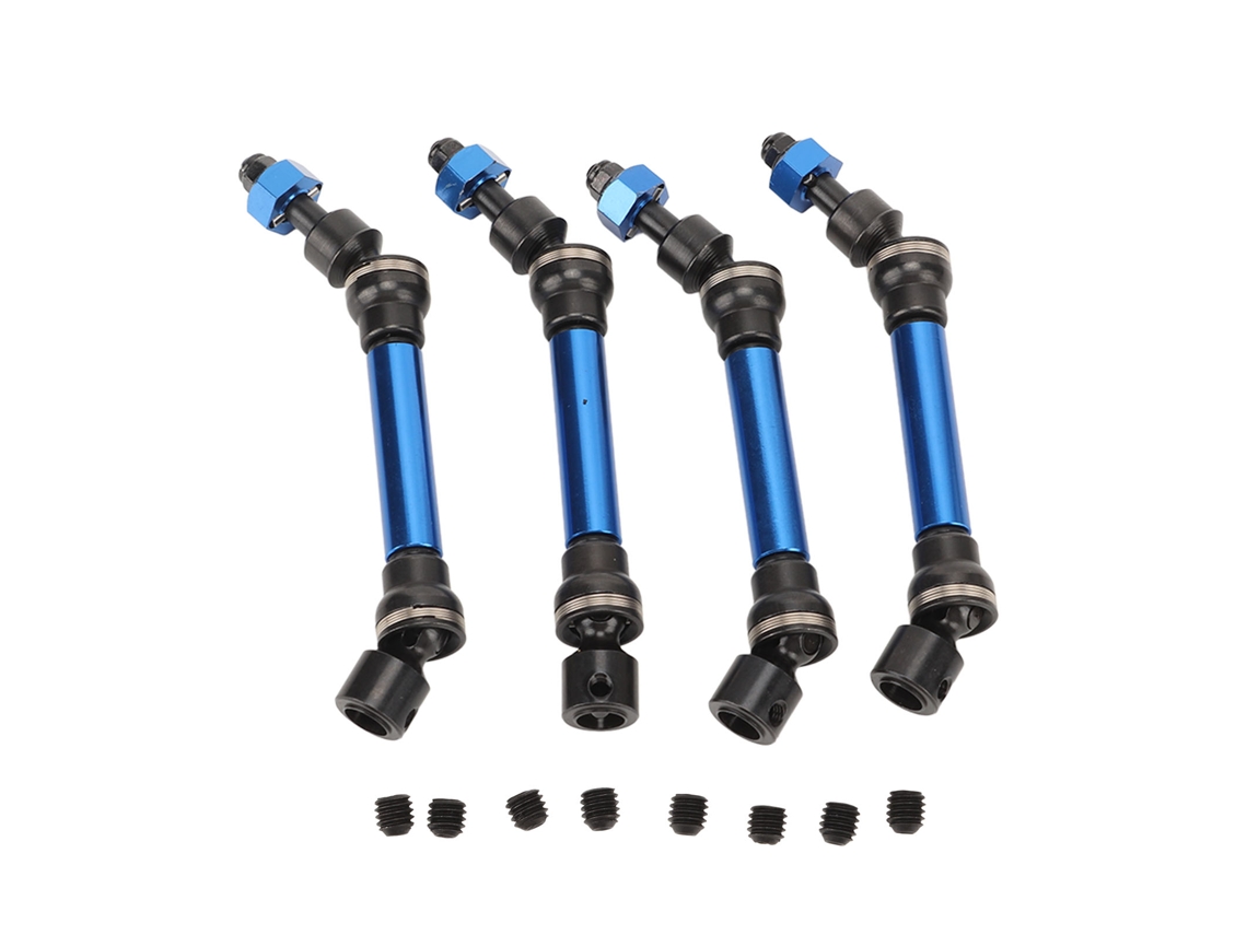 Eixo De Transmissão Dianteiro Traseiro Rc Anti-roxo Resistente Para Arrma 1/10 Carro De Controle Remoto Azul Escuro 4pcs