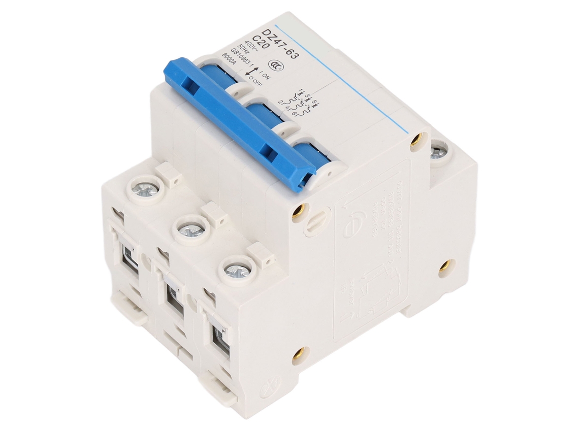 Laxiscreed Disjuntor Miniatura Para Proteção Contra Curto-circuito, Montagem Em Guia Din