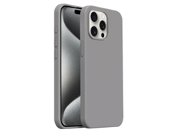 Capa De Silicone Líquido Ultra Fina Para Iphone 15 Pro Max - Cobertura Total - Magsafe