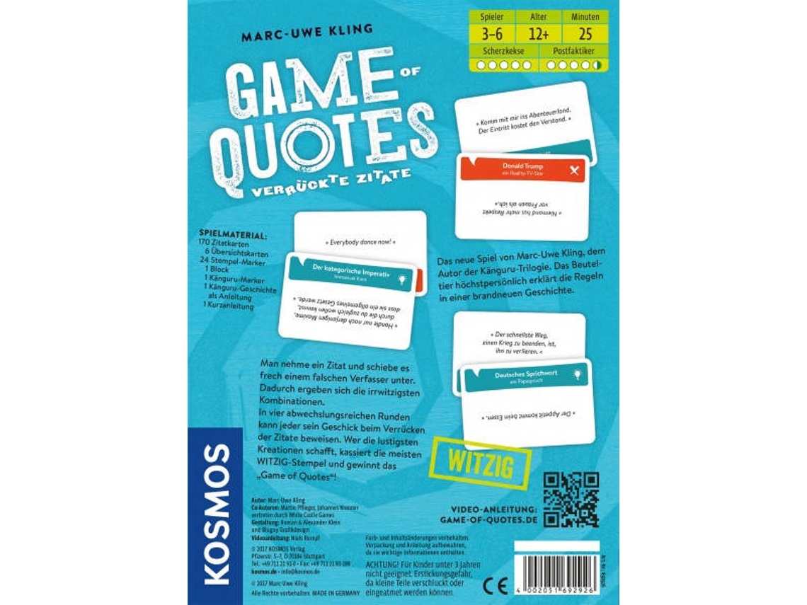 Jogo de cartas KOSMOS 692926 Trivialidades | Worten.pt