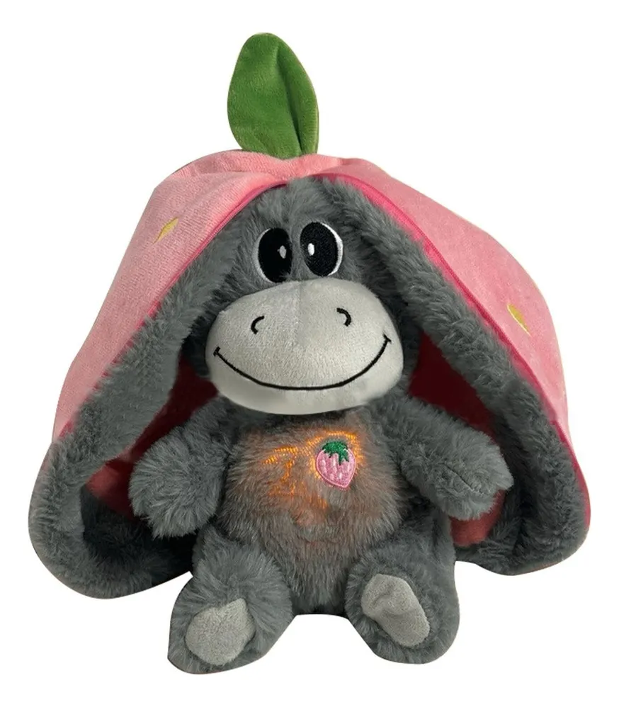 Brinquedo De Burro Relaxante Fruto De Luxo | Pelúcia Para Dormirvayotoy