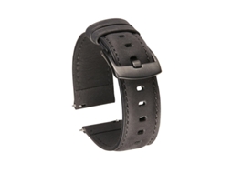 Pulseira de couro Crazy Horse para relógio inteligente de liberação rápida