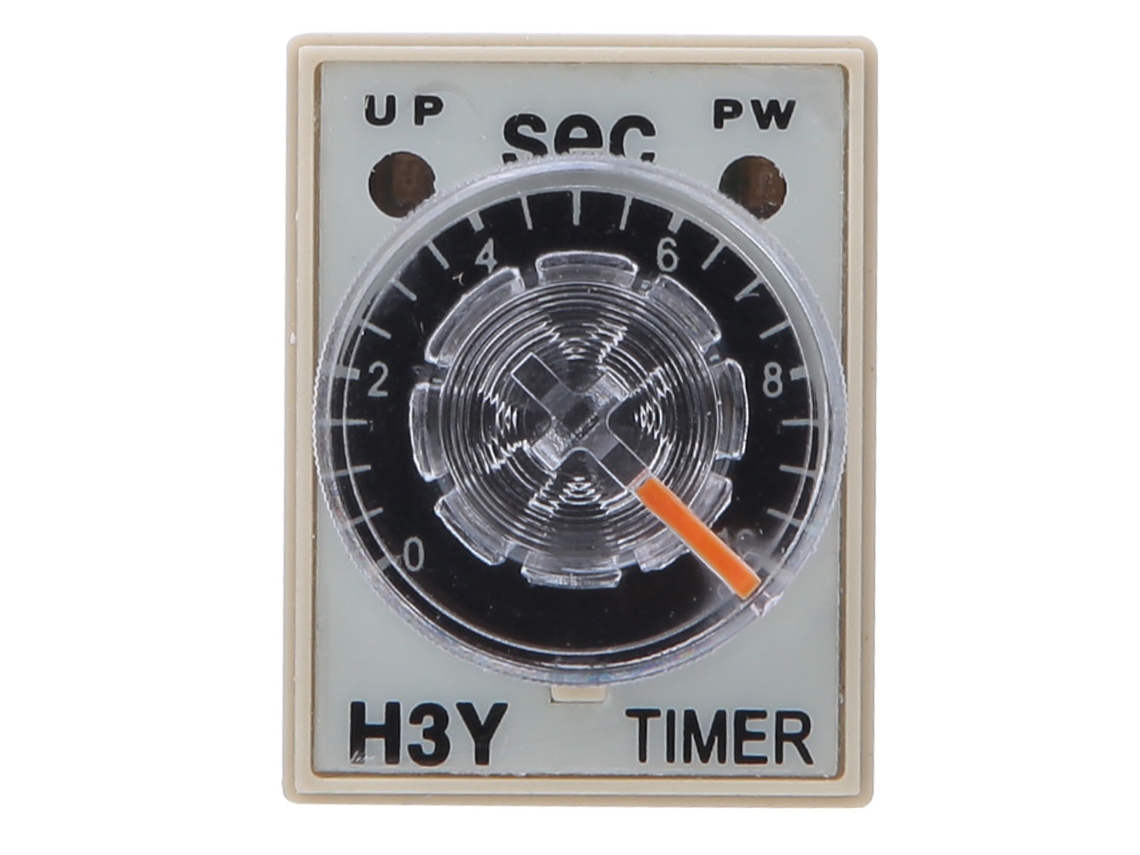 Relé de tiempo h3y 2.8 pines ajustable precisión alta 0.10s 110vac para electrodomésticos