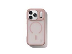 Capa Protetora Ideal Para Iphone 17 Pro Magsafe, Rosa Blush.