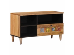 Vidaxl Gabinete Para Tv Com Gaveta Natural 80 X 33 X 46 Cm