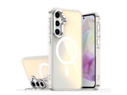 Capa Magnética Para Celular Com Estampa Camaleão De Sombras Brilhantes E Suporte Anti-queda.branco tipo De Suporte De Lente - A15